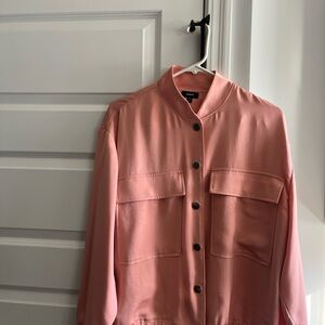 Express Light Pink Bomber Jacket